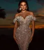 Sukienka wieczorowa Yusuf Aljasmi White Lace Diamond Zuhair Murad Kim Kardashian