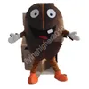 Novo traje de mascote de coffe fei