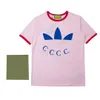 2023 GCCI Summer Clover Mens T Shirts Classic Letter Printing Men t-shirt grafisk tees Kort ärm kvinnor tryckta hiphop kvinnor asiatisk storlek