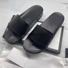 Designer chinelos homens mulheres slides couro borracha sandália impressão plataforma sapatos moda casual listrado chinelo com caixa original 35-48