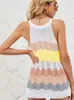 Tanques de mujer Mujeres Halter Streetwear Casual Tank Top Primavera Verano Oficina Lady Cut Out O Cuello Moda Suelta 2023