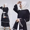 ملابس عرقية طويلة الفستان الإسلامي للنساء أزياء دبي تركيا تركيا أبايا كافيان المغرب كوتفان الفساتين الإسلامية ماكسي رداء أنيقة رداء