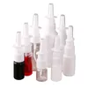 Bottiglie spray nasali in plastica vuote da 5 ml 10 ml 20 ml 30 ml 50 ml Pompa spruzzatore Nebbia Spray nasale Bottiglia riutilizzabile per imballaggi medici bianco trasparente