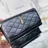 Womenka Women Messenger kołdry worki Vaintge złota metalowa łańcuch sprzętu Crossbody torebki na ramię luksusowe projektant kosmetyczny pnetwa portfel 18x10cm