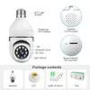 IP-Kameras 5MP E27 Glühbirne Kamera WiFi Indoor Videoüberwachung Home Security Babyphone Vollfarb-Nachtsicht AI Auto Human Tracking 230314