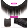 Wefts Straight 3/4PC Human Hair Bundles Double Weft Hair Extension Raw Indian Remy Hair 100g/Pc,12A Grade Natural Color