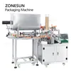 ZONESUN ZS-FS600 Automatic Filling Sealing Machine Cup Ice Cream Yogurt CartonTub Peanut Butter Dip Sauce Turntable Line