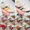 barn sneaker skor tiger läder snörning pojkar flickor avslappnad japansk mode metallguld casual mjuk sommar barns casual skor storlek 22-35 u s7wl#