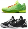 Grade school kobe Mamba 6 Grinch Basketball Shoes for sale kids Mambacita Bruce Lee Casual shoes sneakers store US4-US12