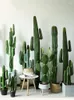 Decoratieve bloemen Noordse huisdecores gesimuleerde plantencactus Kerstmisbruiloft Decoratie indoor vloer kunstmatige planten Mexico ornamenten