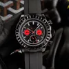 Case Herenhorloges Kristal Automatisch Geïmporteerd Mechanisch uurwerk Polshorloge Saffier Horloges Modieus horloge Roestvrij staal Rubberen band es