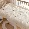 Kołdry mianol Winter Baby Quilt Dzieci sześcioletni Crepe Seersucker gruba klimatyzacja kołdra 230316