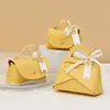 Present Wrap 5/10 Pieces Creative Leather Romantic Wedding Candy Box Tote Bag Utsökt födelsedagsfest Choklad Holiday Present Wrap 230316