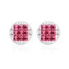 Boucles d'oreilles ER-00137 bijoux coréens plaqué argent noir femmes accessoires 1 dollar articles saint valentin cadeau