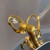 أقراط Hoop Huggie Vintage Lantern Charm Gold Gold Ball مثقوبة للنساء 2023 هدايا مجوهرات الحفلات الأنيقة