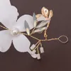 Stingy Brim Hats Butterfly handmade wedding bridal headband headdress accessories bridesmaid wreath dft 230314