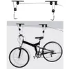 Bike Frames Universal Mountain Lift Pulley System Bicycles Canoe Kayak Ceiling Hanger Holder Rack Hanging Hook Accessories 230316