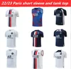 22 23 PSGs MBAPPE camiseta de fútbol chándal 2022 2023 Estilo clásico Traje de entrenamiento de París SERGIO RAMOS VERRATTI ICARDI fútbol Manga corta