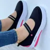 Kleding schoenen mesh ademende vrouw tennisschoenen canvas schoen vrouwelijk casual schoenen dames sportschoenen platform sneaker hollow out schoenen 230316