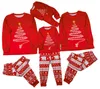 Abiti coordinati per la famiglia Natale Pigiama abbinato per la famiglia Mamma Papà Neonata Ragazzo Look familiare Autunno Inverno Madre Bambini Set di indumenti da notte in morbido cotone 230316