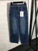 Pantaloni jeans da donna di lusso Pantaloni jeans Designer gamba larga Jean Charming Girl Lady