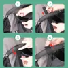 Luierzakken Universal Baby Stroller Bag Black Stroller Organizer Travel Diaper Tassen Baby Carriage PRAM BUGGY CART FLES TAG ACCESSOIRES 230316