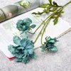 Decorative Flowers & Wreaths 64cm Silk Artificial Chrysanthemum Branch DIY Wedding Home Decoration Flower For Scrapbooking Bouquet