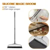 New Cleaning Brushes 50inch Magic Silicone Broom Lengthen Floor Cleaning Squeegee Pet Hair Dust Brooms Bathroom Floor Wiper Household Cleaning Tools