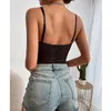 Women's Shapers Sexy Bodysuit Shapewear Deep V-Neck Body Shaper Thong Shapers Waist Trainer Women Adjustable Strap Padded Push Up Bra Corset Top 230316