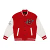 Herrenjacken American Letter Handtuch bestickte Jacke Mantel Herren Y2K Street Hiphop Retro Baseball Uniform Paar Casual Allmatch Top230316