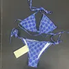 Costumi da bagno bikini firmati Estate sexy due pezzi Bikini per donna Costume da bagno con lettere Fashion Designer Costumi da bagno Lady Diamond Intarsiato Bikin