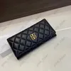 Luxe lederen koppeling Wallets Designer Bag Dames Solid Black Wallet Mens Card Holders Pocket Turn Munt Travel Portemules Business Toes 2023