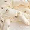 Trapunte Morbida trapunta per bambini Spessa trapunta invernale per culla Piumino per bambini Biancheria da letto Coperta per pisolino in cotone Mussola Articoli per bambini Mamma Bambini 230316