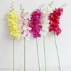 Fiori decorativi 9 teste 93 cm grande farfalla orchidea artificiale per la casa giardino decorazione della festa nuziale accessori per la disposizione dei fiori