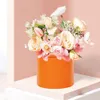 Gift Wrap Box Flower Gift Boxes Round Packaging Paperboard Bouquet Paper Presents Case Lids Wedding Flowers Rose Wrapping Florist Storage 230316