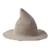 Halloween sorcière chapeau hommes et femmes laine tricot chapeaux mode solide petite amie cadeaux fête déguisements FY4892 036