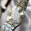 Zegarek designerski wysokiej jakości zegarek kwarcowy 316 Srebrna stal nierdzewna Diamentowa tarcza 33 mm złota i wielokolorowa etui bransoletki luksusowy zegarek dla kobiet