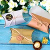 Presentförpackning 50st Candy Box Pillow Shape Kraft Present Box Wedding Party Favor Bag Diy Dekorativa presentförpackningslådor Inslagsvaror 230316