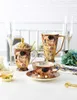 Klimt Kiss Porcelian Mubs Puchar kawy Gustav Klimt Bone China Tea Cup Wedding Birthday Prezenty biurowe Drinkware Dekoracja domu