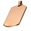 28x50mm rostfritt stål militär armé id rostfritt stål namn tomt hundtaggar pendel rektangel smycken FY3831 0316