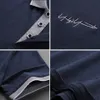 Мужские Polos летние повседневные рубашки Polo Men Spring Luxury Business Embroidery Fashion Fashion с коротким рукавом мужской бренд дизайн бренда мужской одежда 230316