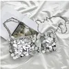 Evening Bags Luxury Women Designer Silver Metal Sequins Chain Woven Clutch Female Travel Holiday Shoulder Handbag 230316