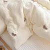 Trapunte Morbida trapunta per bambini Spessa trapunta invernale per culla Piumino per bambini Biancheria da letto Coperta per pisolino in cotone Mussola Articoli per bambini Mamma Bambini 230316