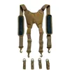 Suspenders Melo Tough Tactical Harness Tactical Suspenders 1.5 inch Suspenders for Duty Belt 230314