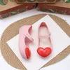 Sandales Mini Melissa Enfants Coeur Douce Fille Jelly Chaussures Sandales Parfumées Chaussures D'été Melissa Sandales Enfants Princesse HMI091 230316