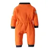 Pagliaccetti Baby Space Astronaut Costume Autunno Inverno Abbigliamento per bambino Ragazzo Ragazza Pagliaccetto Halloween Anime Cosplay Outfit 9 12 18 24 36 Mesi 230316