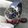 Watch Multi -Style Black Dial Multicolor Watch 42 مم أوتوماتيكي ميكانيكية من الفولاذ المقاوم للصدأ الزجاجية الظهر الرياضة البحر الساعات رجال