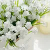 Decoratieve bloemen kunstmatige plastic plakboeking kerstdecoratie handwerk vaas voor huisaccessoires diy tuin bruiloft nep plant