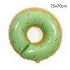 Party Decoration Donut Theme Happy Birthday Background Layout For Children Series Balloon Banner