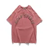 Ovesized T-shirts Men Women Fashion Streetwear Vintage Loose Tee Tops Crew Neck Half Sleeve T Shirt